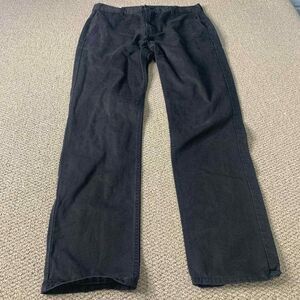 Levi's. Mens Jeans 32X28 Black Denim Straight Leg Pockets‎ Casual Inside Patch
